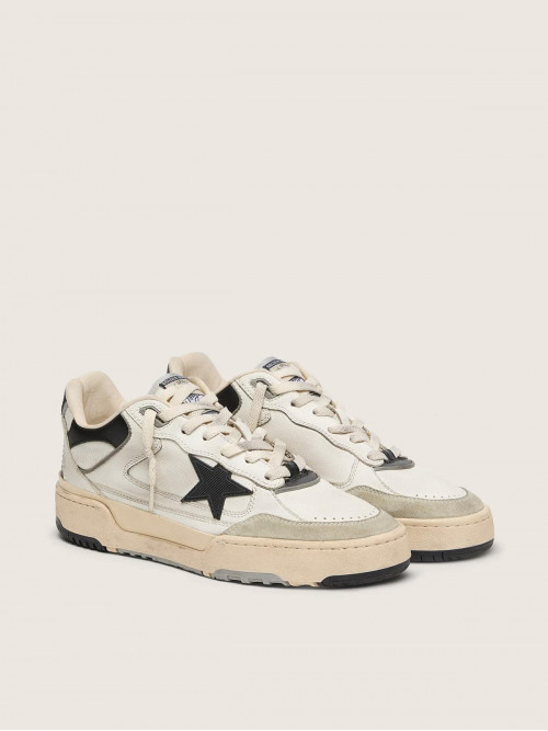 Men’s Forty2 with black star and black leather heel tab