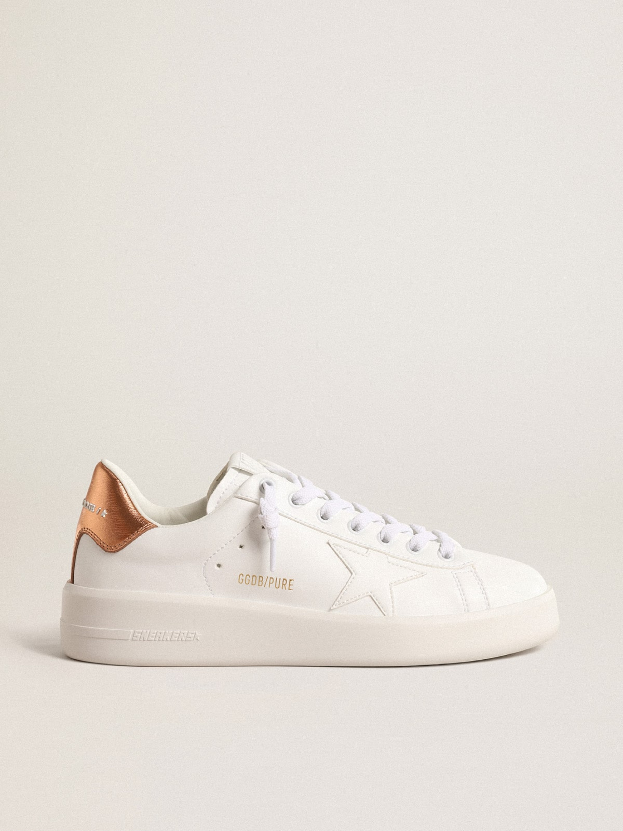 Women's bio-based Purestar with bronze metallic leather heel tab