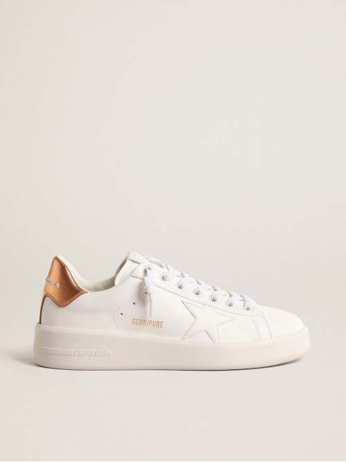 Women's bio-based Purestar with bronze metallic leather heel tab