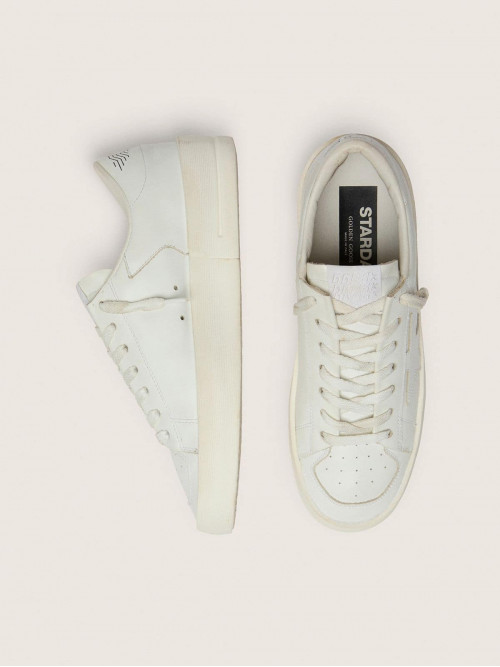 Women's Stardan sneakers in total white leather | Golden Goose