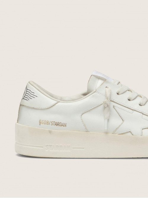 Women's Stardan sneakers in total white leather | Golden Goose