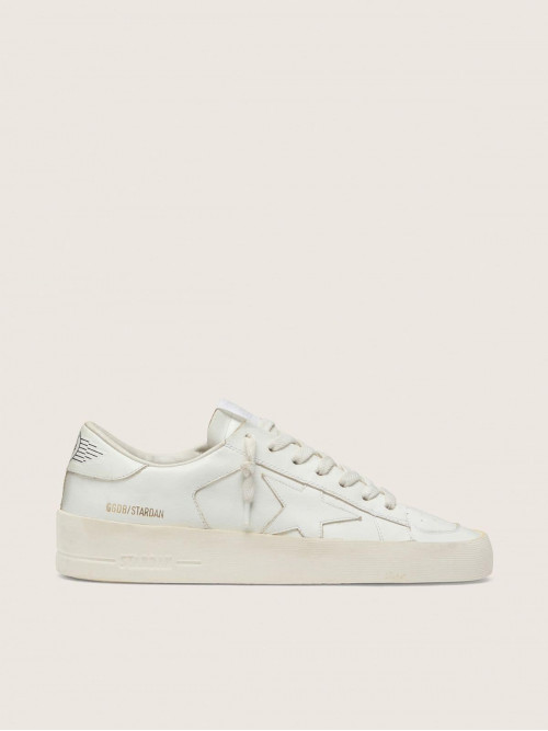 Women's Stardan sneakers in total white leather | Golden Goose