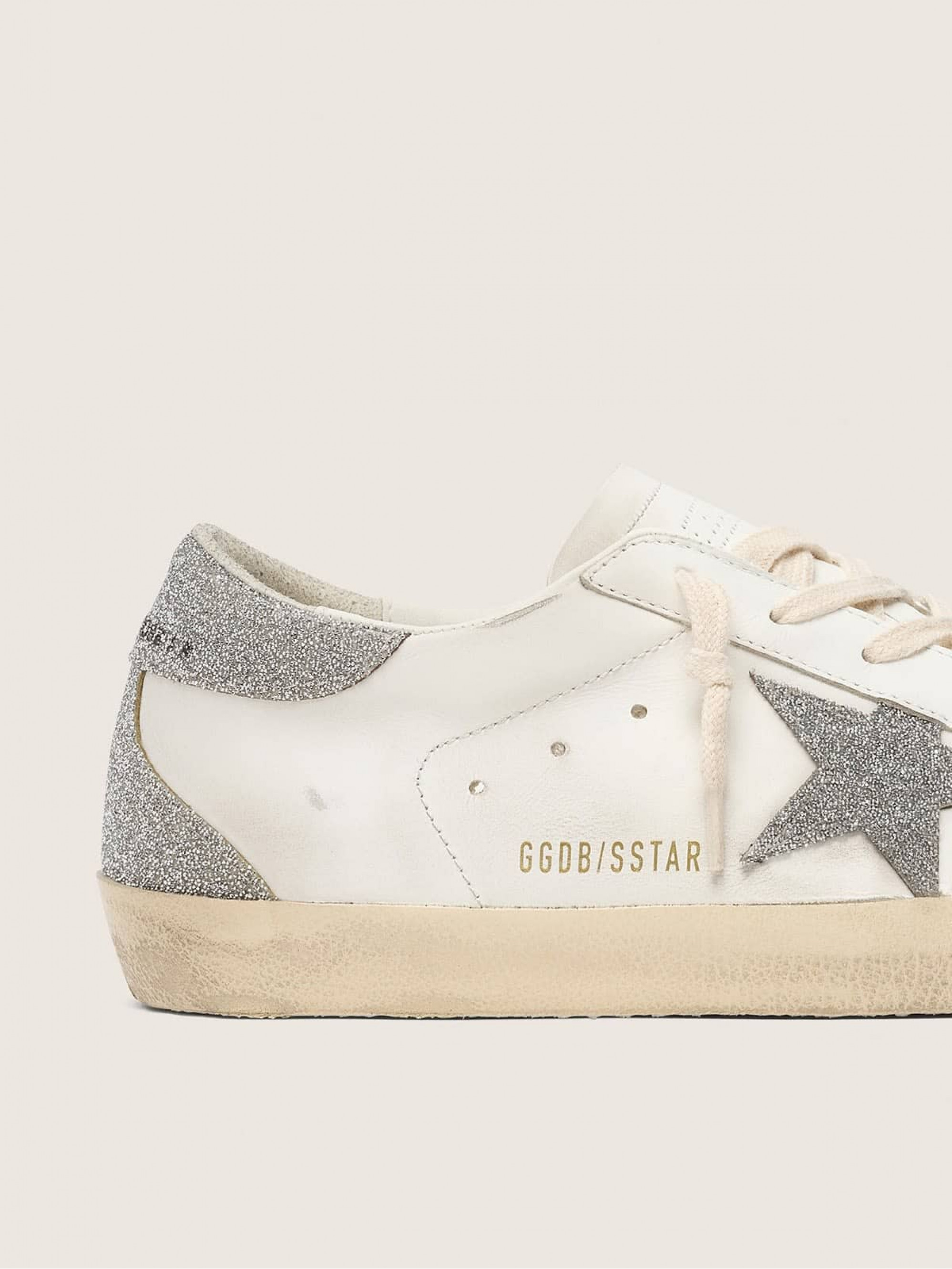 Women’s Super-Star with silver Swarovski crystal star and heel tab